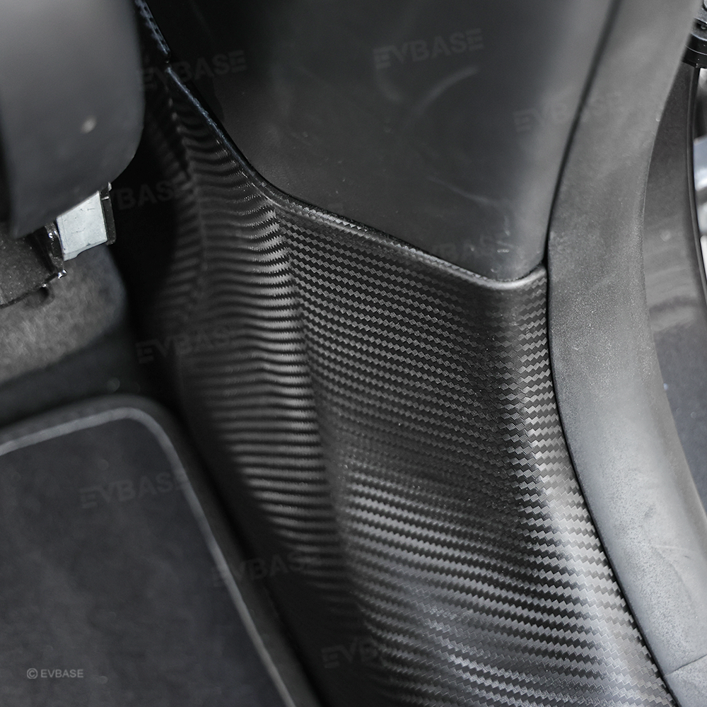 Model Y Juniper Door Sill Protector Pillar Cover ABS Anti-Kick Guard with Stainless Steel Logo