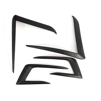 Model Y Juniper Fog Light Cover Sporty Style Fog Lamp Frame ABS Blade Trim for Tesla
