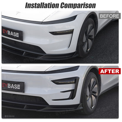 Model Y Juniper Fog Light Cover Sporty Style Fog Lamp Frame ABS Blade Trim for Tesla