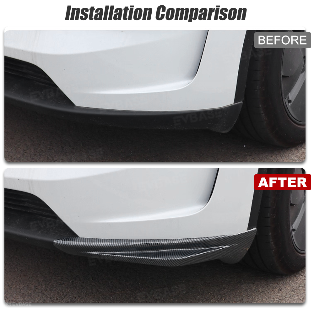 Model Y Juniper Front Bumper Corner Protection Guards ABS Exterior Protector for Tesla