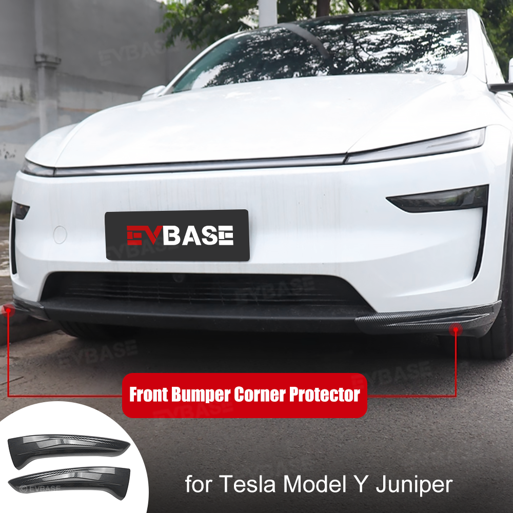 Model Y Juniper Front Bumper Corner Protection Guards ABS Exterior Protector for Tesla