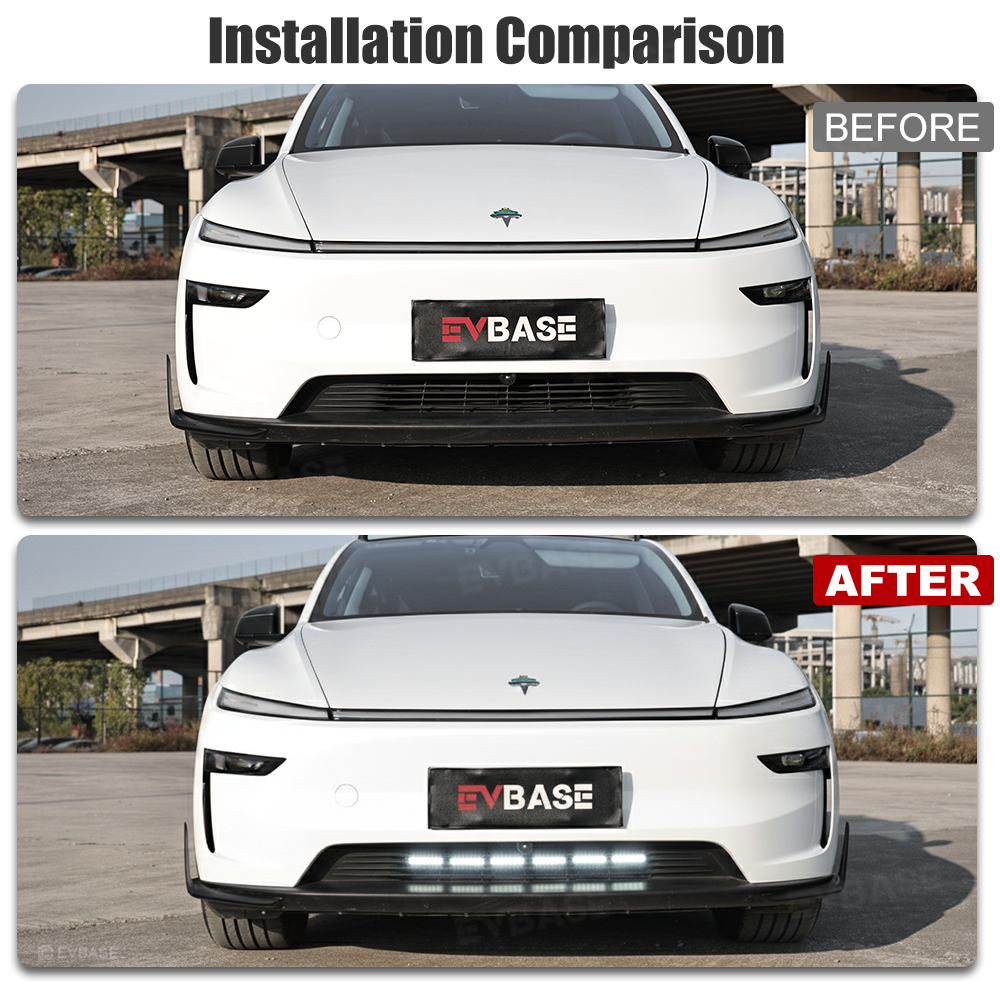 Model Y Juniper Front Bumper Grille LED Light Kit Factory Screen Contr ...