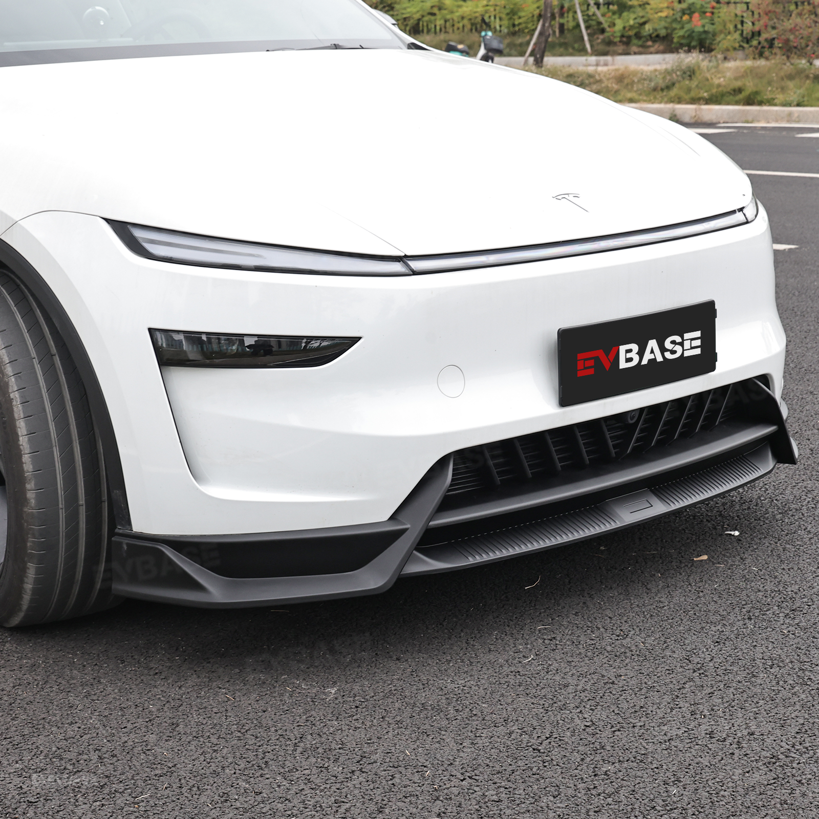 Model Y Juniper Front Bumper Lip Spoiler Fascia Splitter Sporty Style for Tesla Body Kit