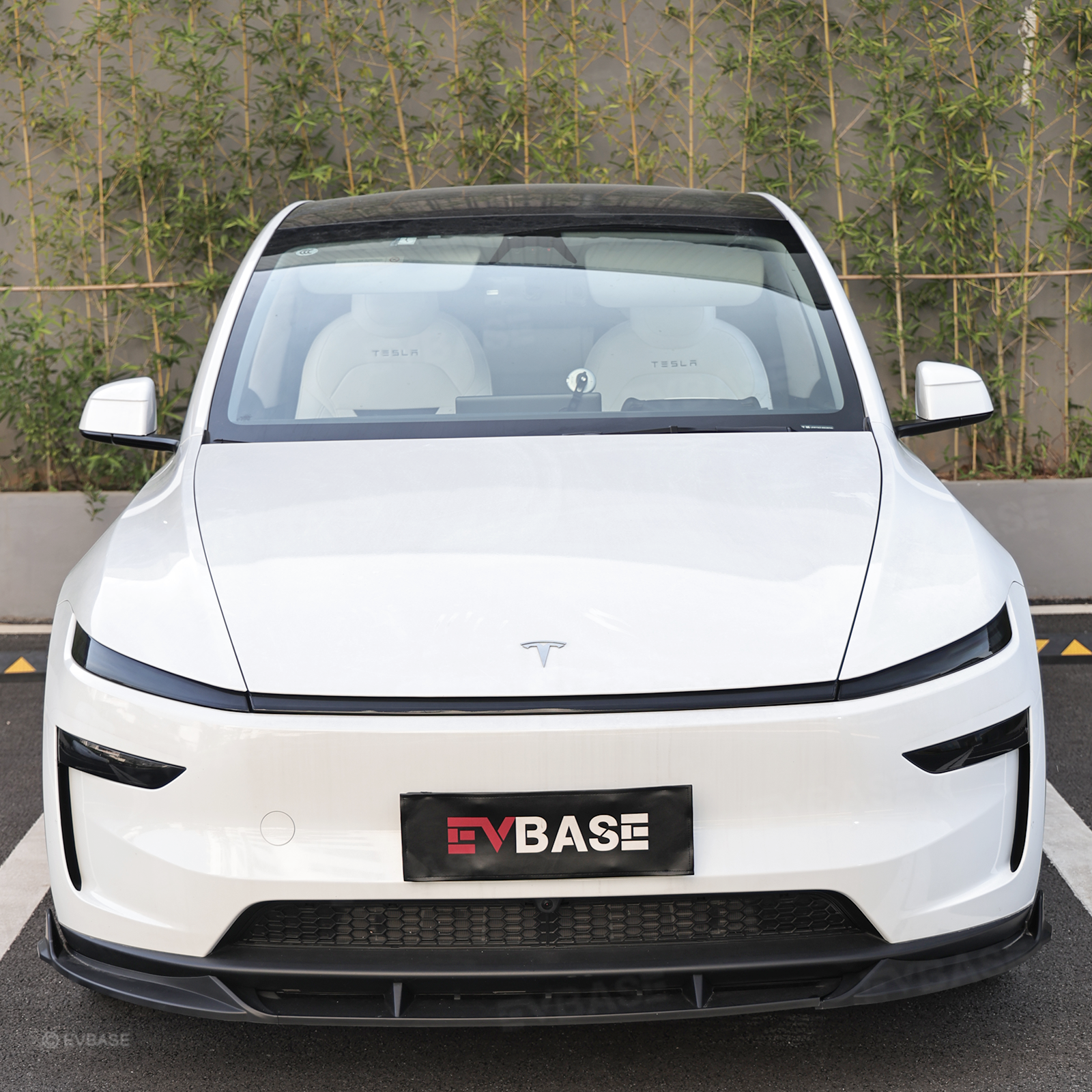 Model Y Juniper Front Lip ABS Bumper Lip Splitter with Fang-Style for Tesla