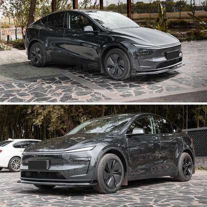 Model Y Juniper Front Lip Spoiler Sporty Style ABS Fascia Front Bumper Splitter