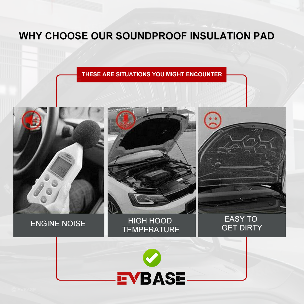 Model Y Juniper Frunk Hood Insulation Pad Frunk Lid Soundproof Protective Mat for Tesla