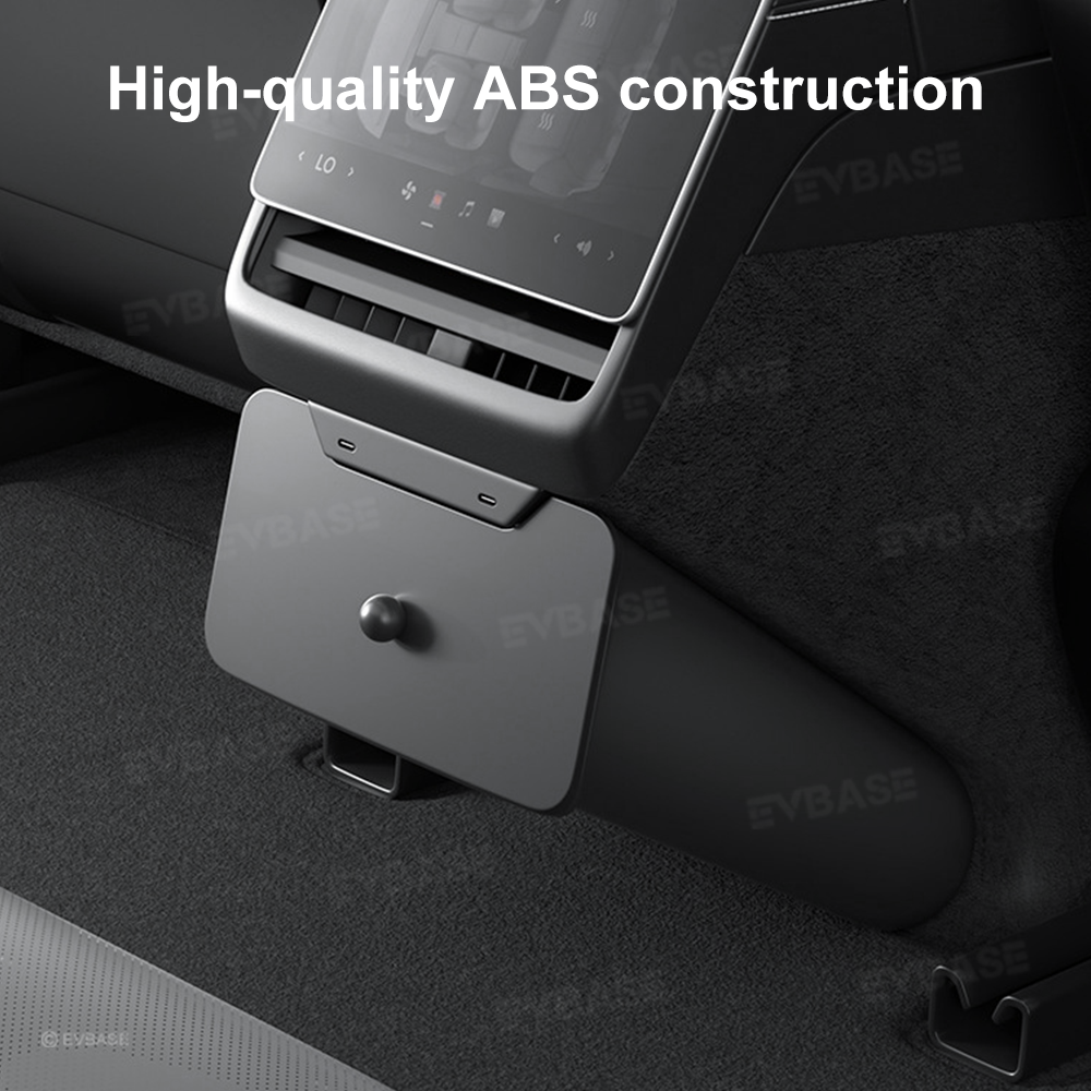 Model Y Juniper/ 3 Highland Rear Center Storage Organizer Box Backseat Trash Can with Magnetic Lid