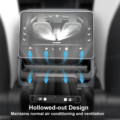 Model Y Juniper/ 3 Highland Rear Vent Expansion Dock with Retractable Fast Charging Cables Air Vent Cover for Tesla
