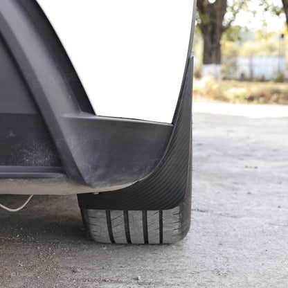 Model Y Juniper Mud Flaps ABS Splash Guards All-Weather No Drilling Fender Mudguards- Hydro Carbon Fiber Coated