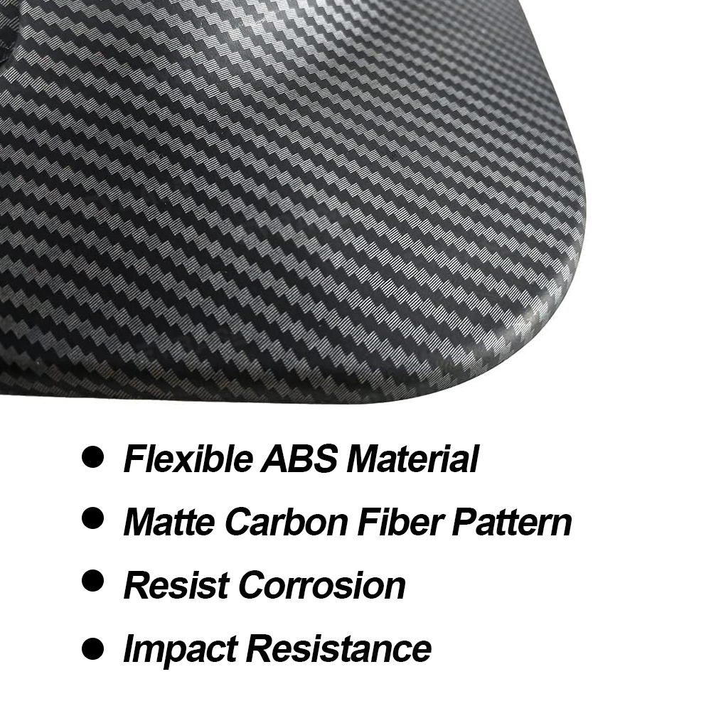 Model Y Juniper Mud Flaps ABS Splash Guards All-Weather No Drilling Fender Mudguards- Hydro Carbon Fiber Coated