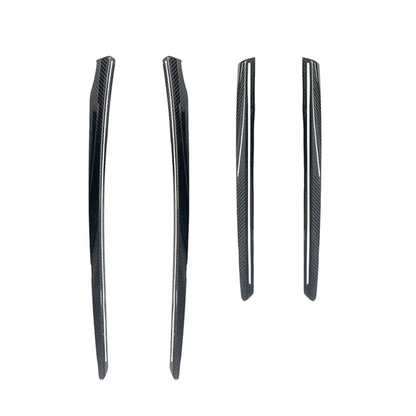 Model Y Juniper Real Carbon Fiber Front and Rear Door Trim Covers Interior Upgrade