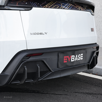Model Y Juniper Rear Diffuser ABS Sporty Aerodynamic Rear Bumper Lip Splitter for Tesla