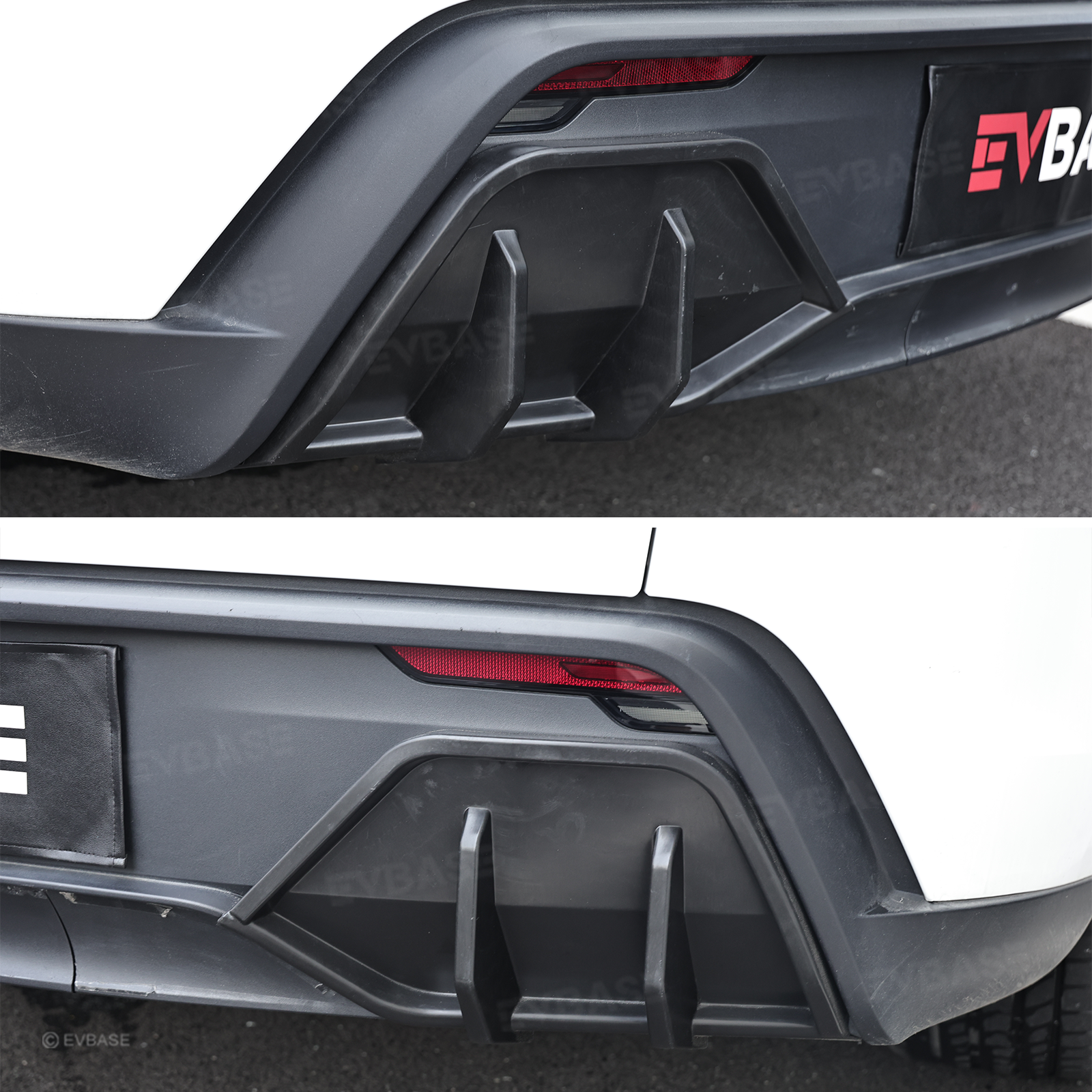 Model Y Juniper Rear Diffuser ABS Sporty Aerodynamic Rear Bumper Lip Splitter for Tesla