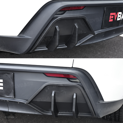 Model Y Juniper Rear Diffuser ABS Sporty Aerodynamic Rear Bumper Lip Splitter for Tesla