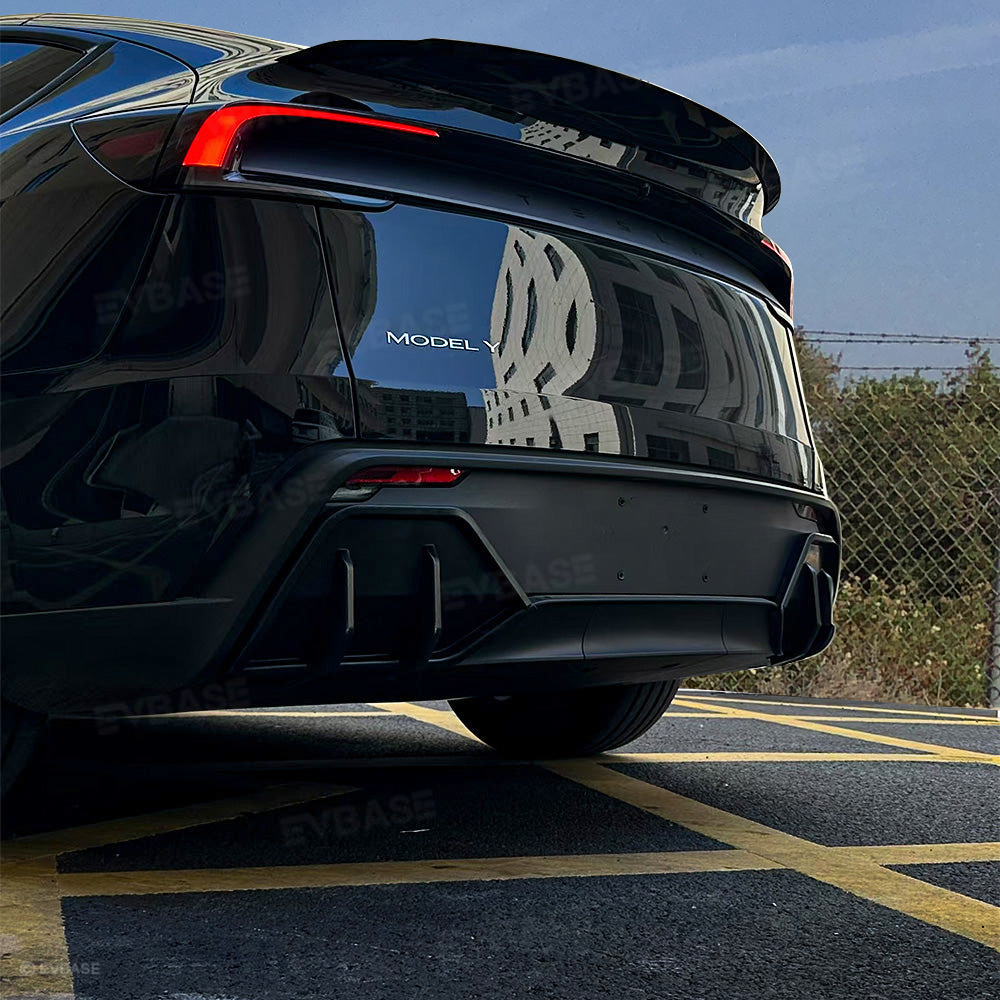 Model Y Juniper Rear Diffuser ABS Sporty Aerodynamic Rear Bumper Lip Splitter for Tesla