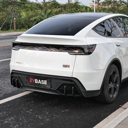 Model Y Juniper Rear Diffuser ABS Sporty Aerodynamic Rear Bumper Lip Splitter for Tesla