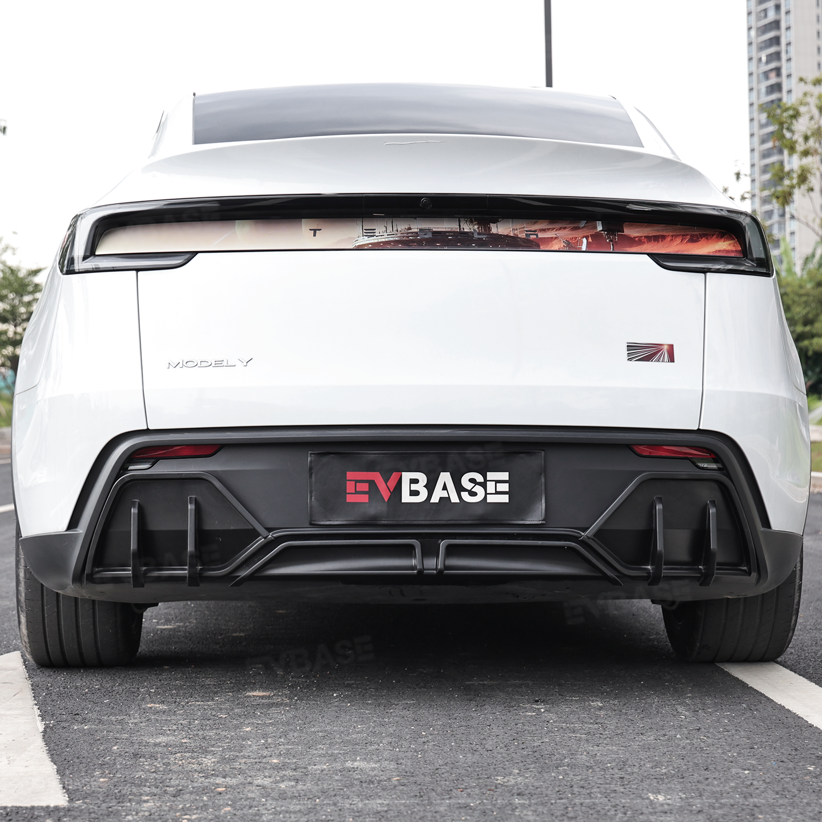 Model Y Juniper Rear Diffuser Loco Style Lower Bumper Lip ABS Body Kit for Tesla