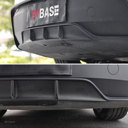 Model Y Juniper Rear Diffuser Rear Bumper Lip ABS Spoiler Trim for Tesla