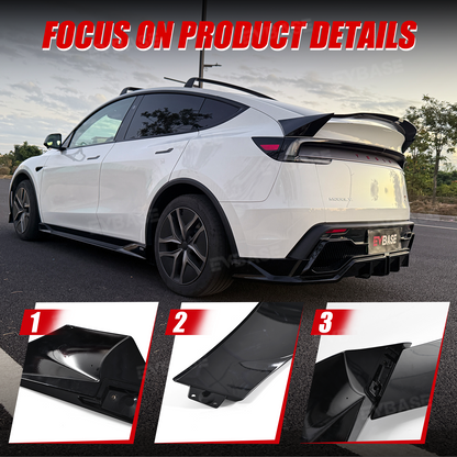 Model Y Juniper Rear Spoiler Performance Style Glossy Black Trunk Lip Spoiler Wing for Tesla