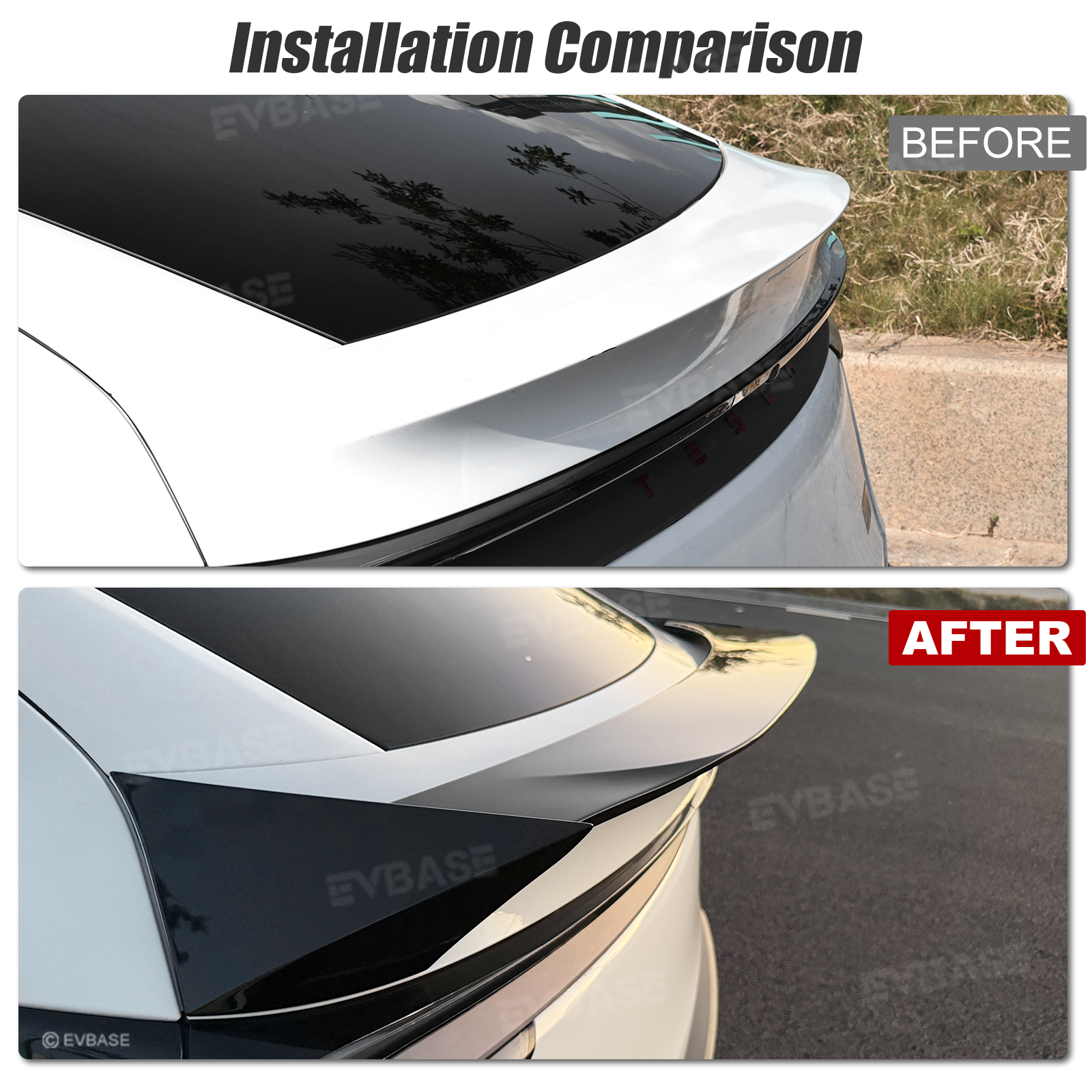 Model Y Juniper Rear Spoiler Performance Style Glossy Black Trunk Lip Spoiler Wing for Tesla
