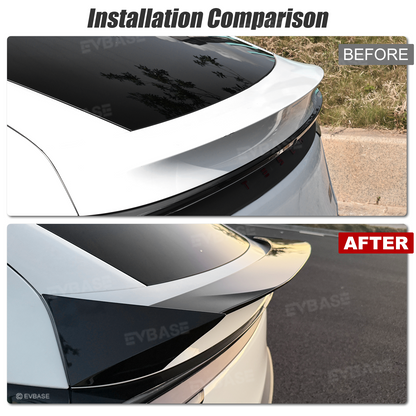 Model Y Juniper Rear Spoiler Performance Style Glossy Black Trunk Lip Spoiler Wing for Tesla