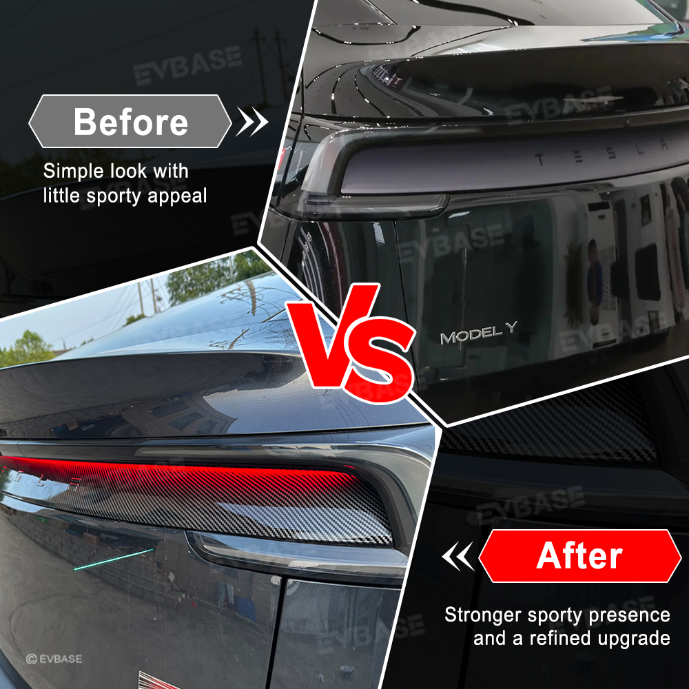Model Y Juniper Rear Tailgate Applique ABS Trunk Tailgate Trim Overlay for Tesla