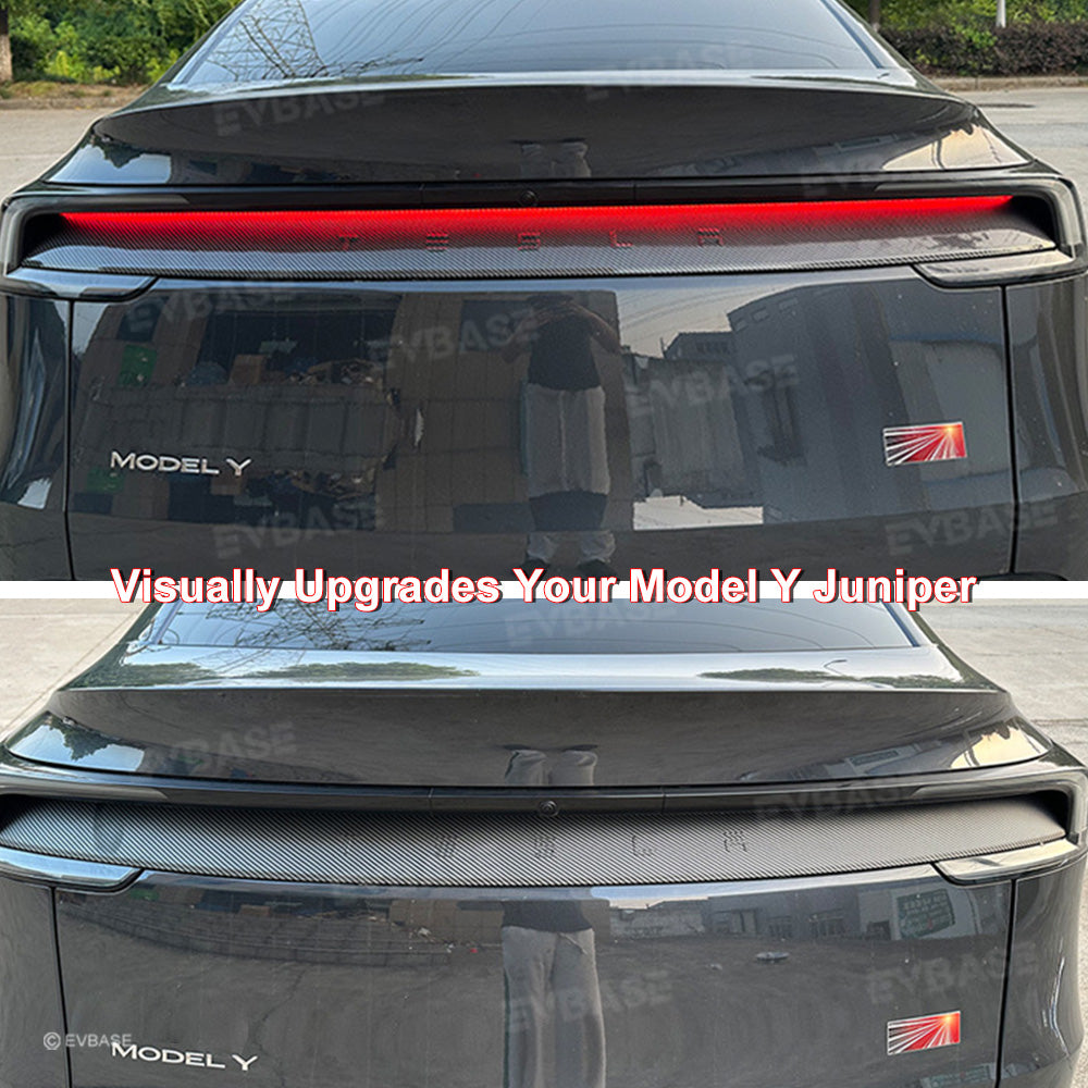 Model Y Juniper Rear Tailgate Applique ABS Trunk Tailgate Trim Overlay for Tesla