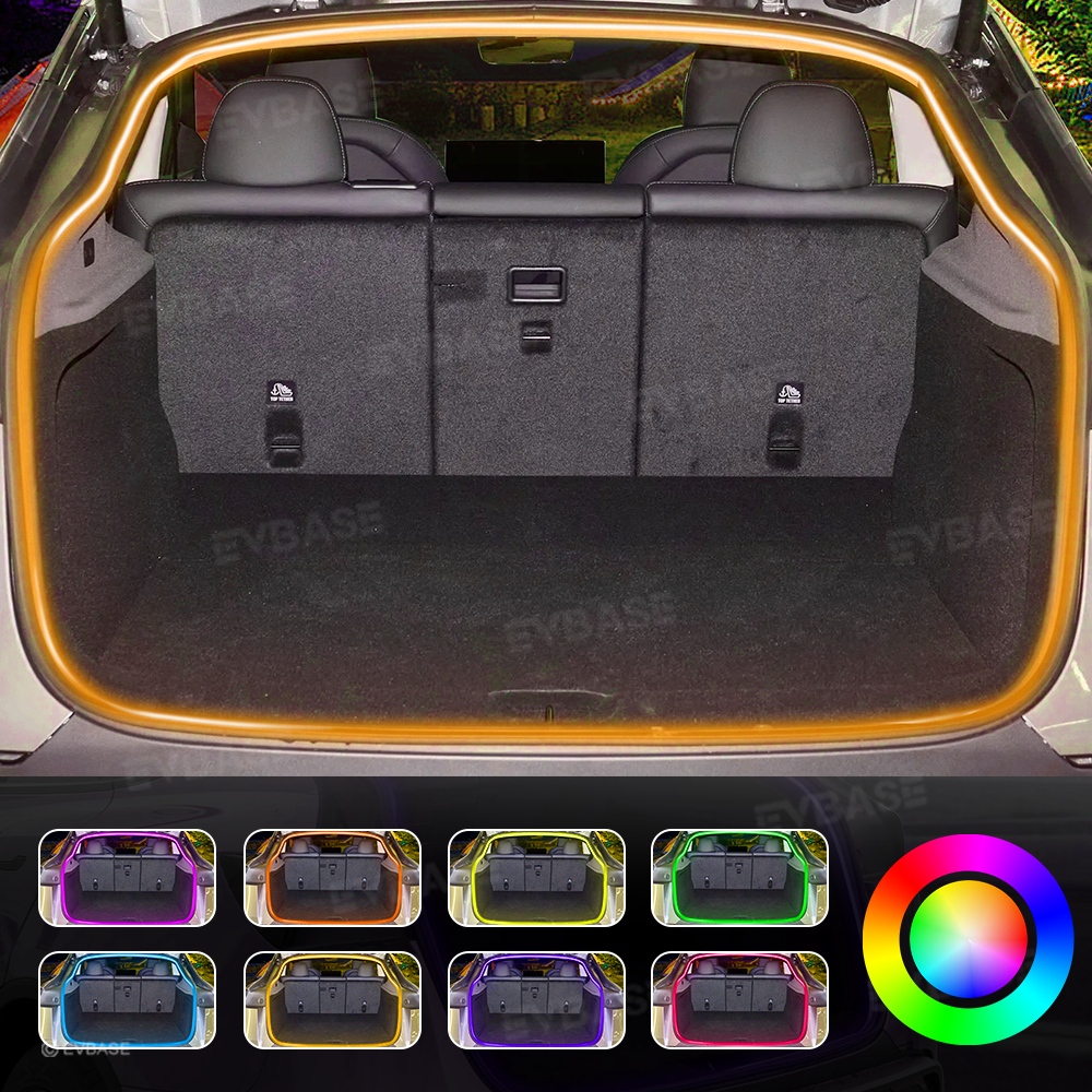 Model Y Juniper Rear Trunk RGB Ambient Lighting LED Light Strip Interi ...