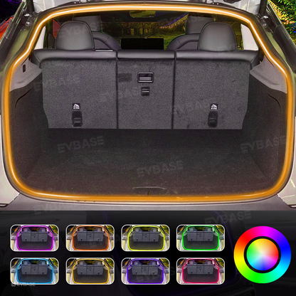 Model Y Juniper Rear Trunk RGB Ambient Lighting LED Light Strip Interior Lighting Upgrade for Tesla