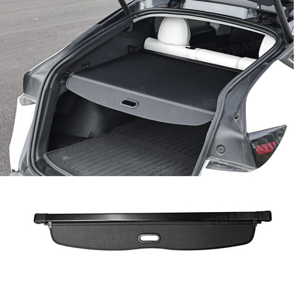 Model Y Juniper Rear Trunk Retractable Privacy Cargo Cover Waterproof Shield Shade