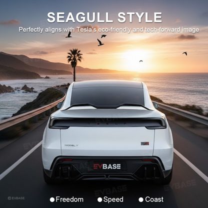 Model Y Juniper Seagull Performance Rear Spoiler Real Carbon Fiber Trunk Wing