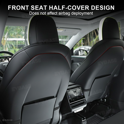 Model Y Juniper Seat Cover NAPPA Leather Seat Protector Airbag Compatible Cyber-inspired Design