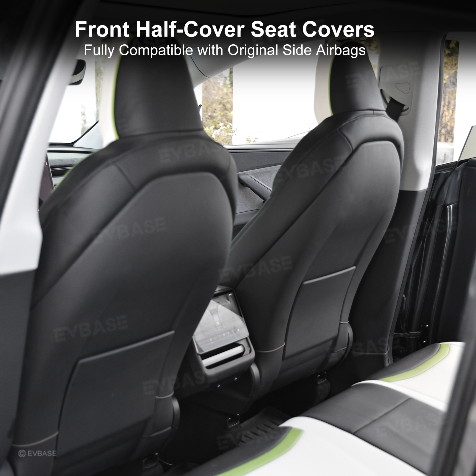 Model Y Juniper Seat Cover NAPPA Leather Seat Protector Airbag Compatible Cyber-inspired Design