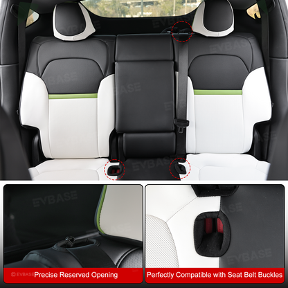 Model Y Juniper Seat Cover NAPPA Leather Seat Protector Airbag Compatible Cyber-inspired Design