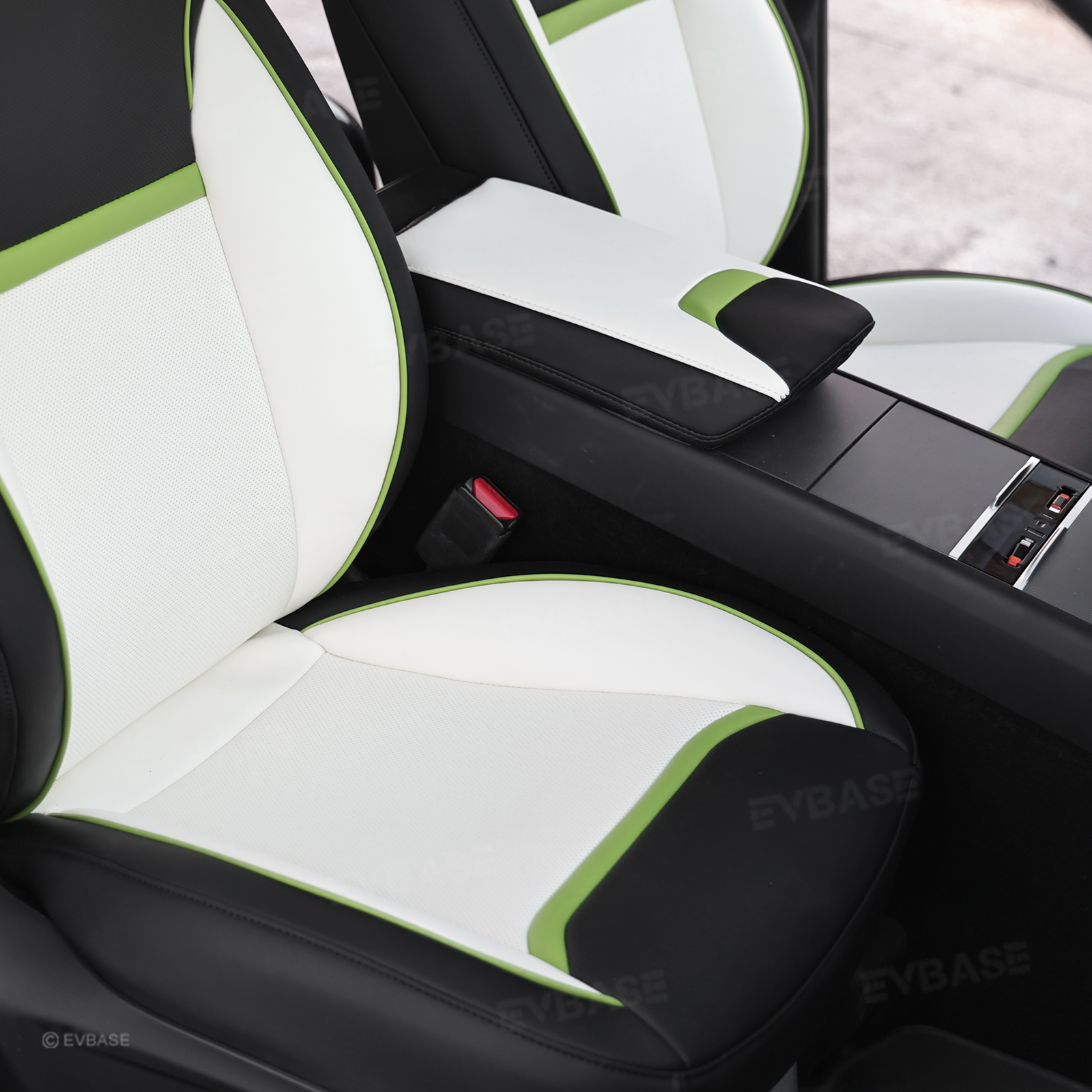 Model Y Juniper Seat Cover NAPPA Leather Seat Protector Airbag Compatible Cyber-inspired Design