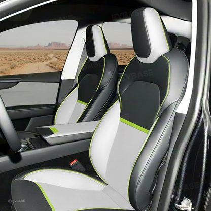 Model Y Juniper Seat Cover NAPPA Leather Seat Protector Airbag Compatible Cyber-inspired Design