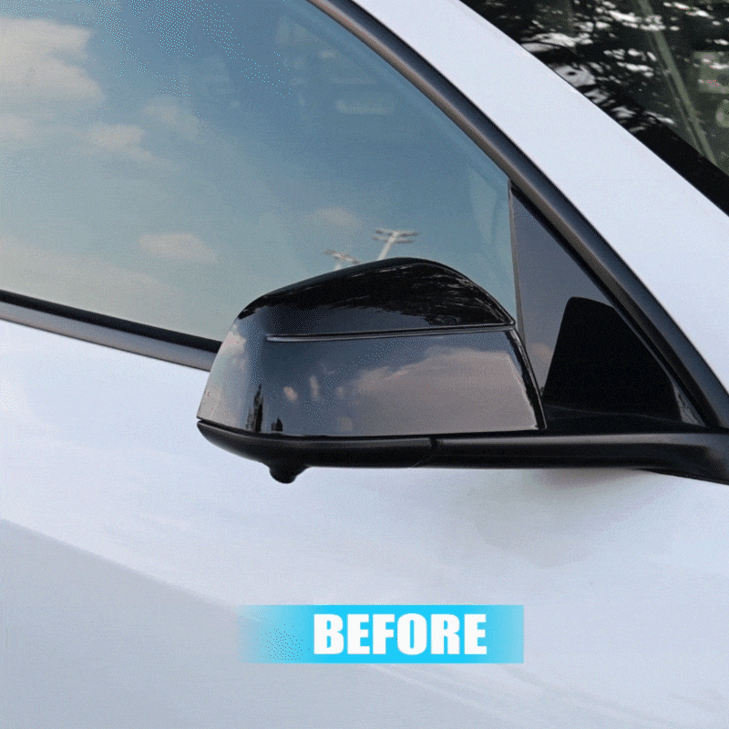 Model Y Juniper Side Mirror Cover Real Carbon Fiber Rearview Mirror Cap with Split-Line Racing-Inspired Design