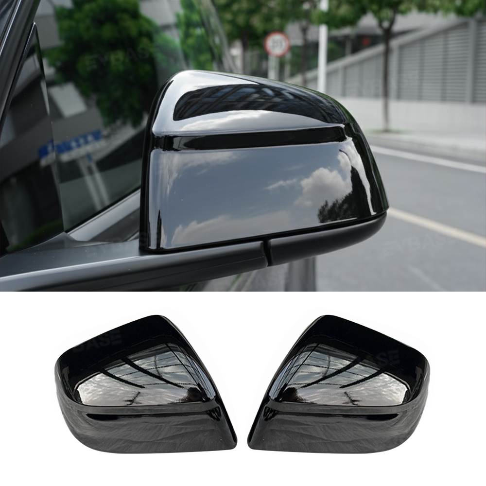 Model Y Juniper Side Mirror Cover Overlay Performance-Inspired Upgrade Rearview Mirror Cap Glossy Black