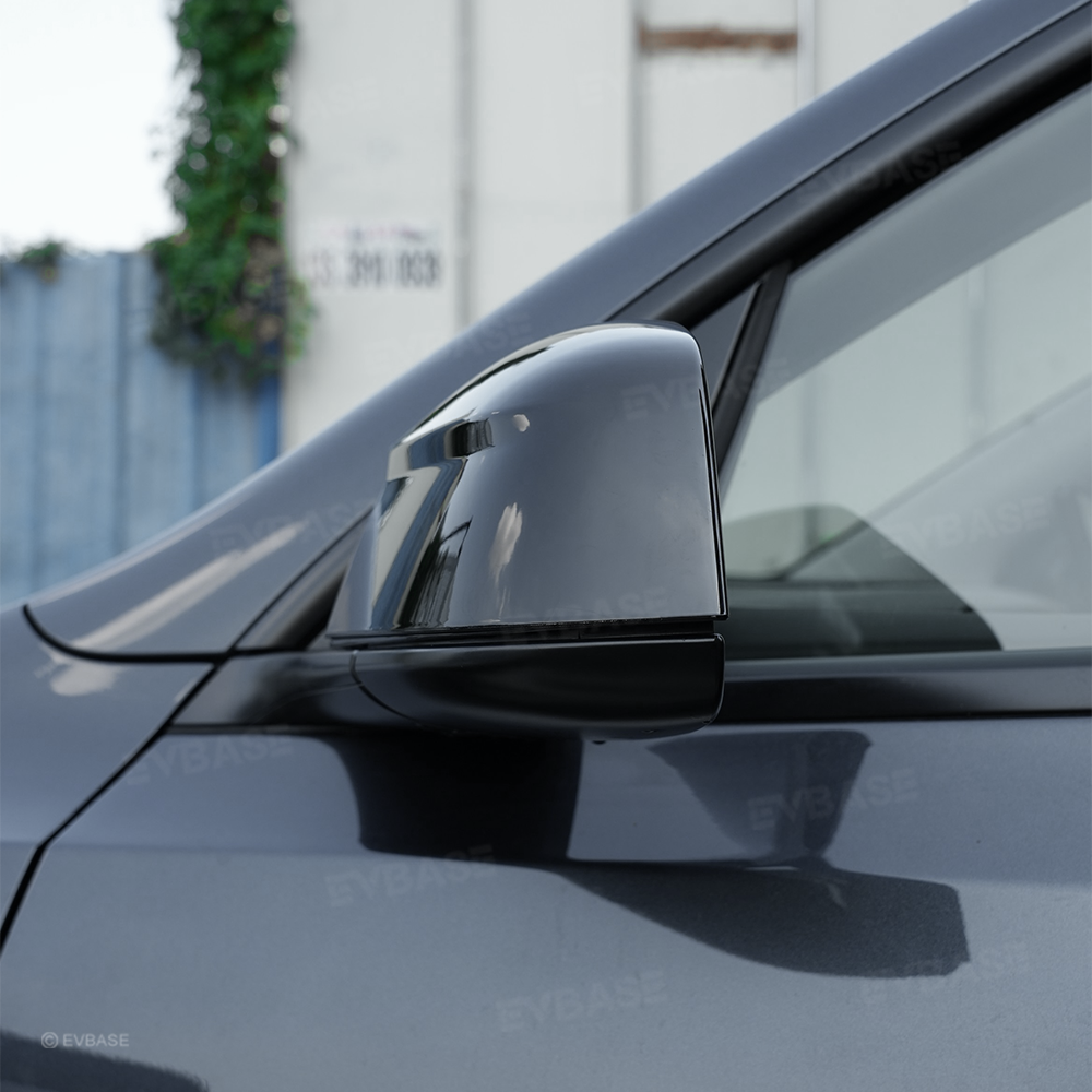 Model Y Juniper Side Mirror Cover Overlay Performance-Inspired Upgrade Rearview Mirror Cap Glossy Black