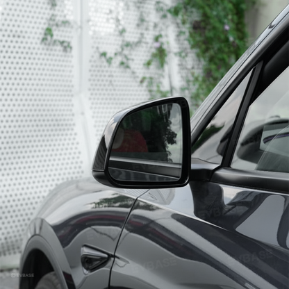 Model Y Juniper Side Mirror Cover Overlay Performance-Inspired Upgrade Rearview Mirror Cap Glossy Black