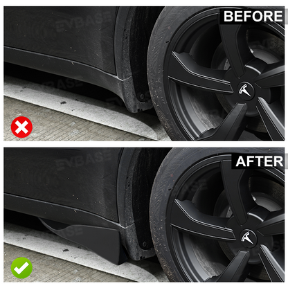 Model Y Juniper Side Skirts Extensions Splitter Lip Rocker Panel ABS Body Kit for Tesla