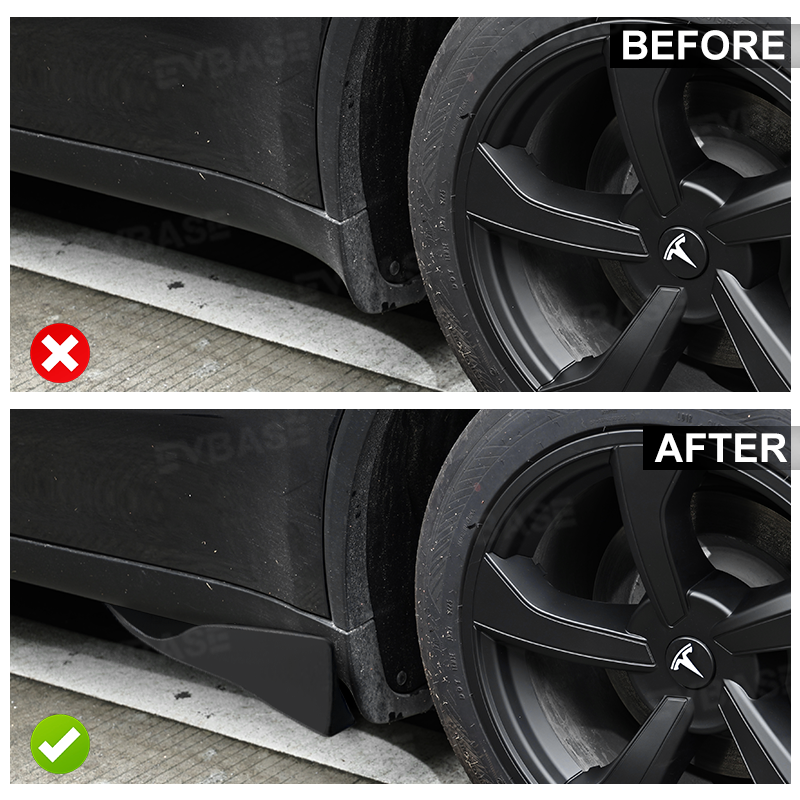 Model Y Juniper Side Skirts Extensions Splitter Lip Rocker Panel ABS Body Kit for Tesla