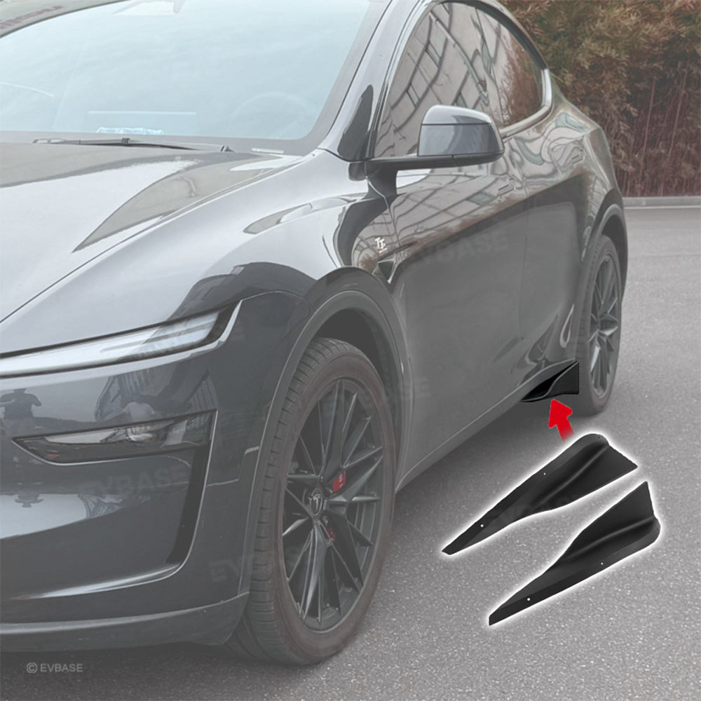 Model Y Juniper Side Skirts Extensions Splitter Lip Rocker Panel ABS Body Kit for Tesla