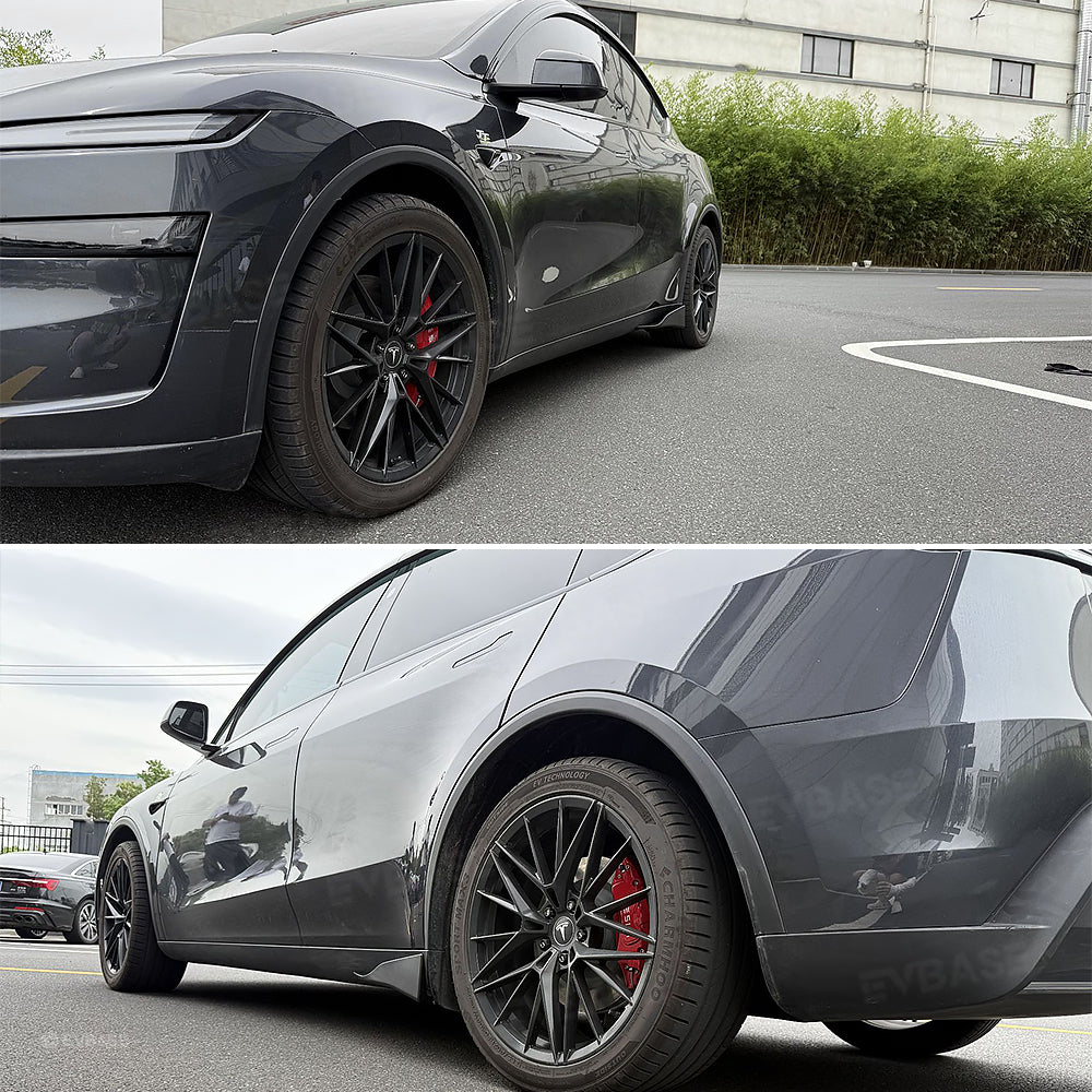 Model Y Juniper Side Skirts Extensions Splitter Lip Rocker Panel ABS Body Kit for Tesla