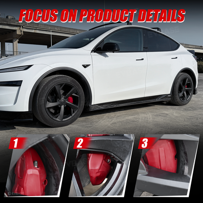 Model Y Juniper Silicone Brake Caliper Cover Protector Set Slip-On Fit & No Wheel Removal