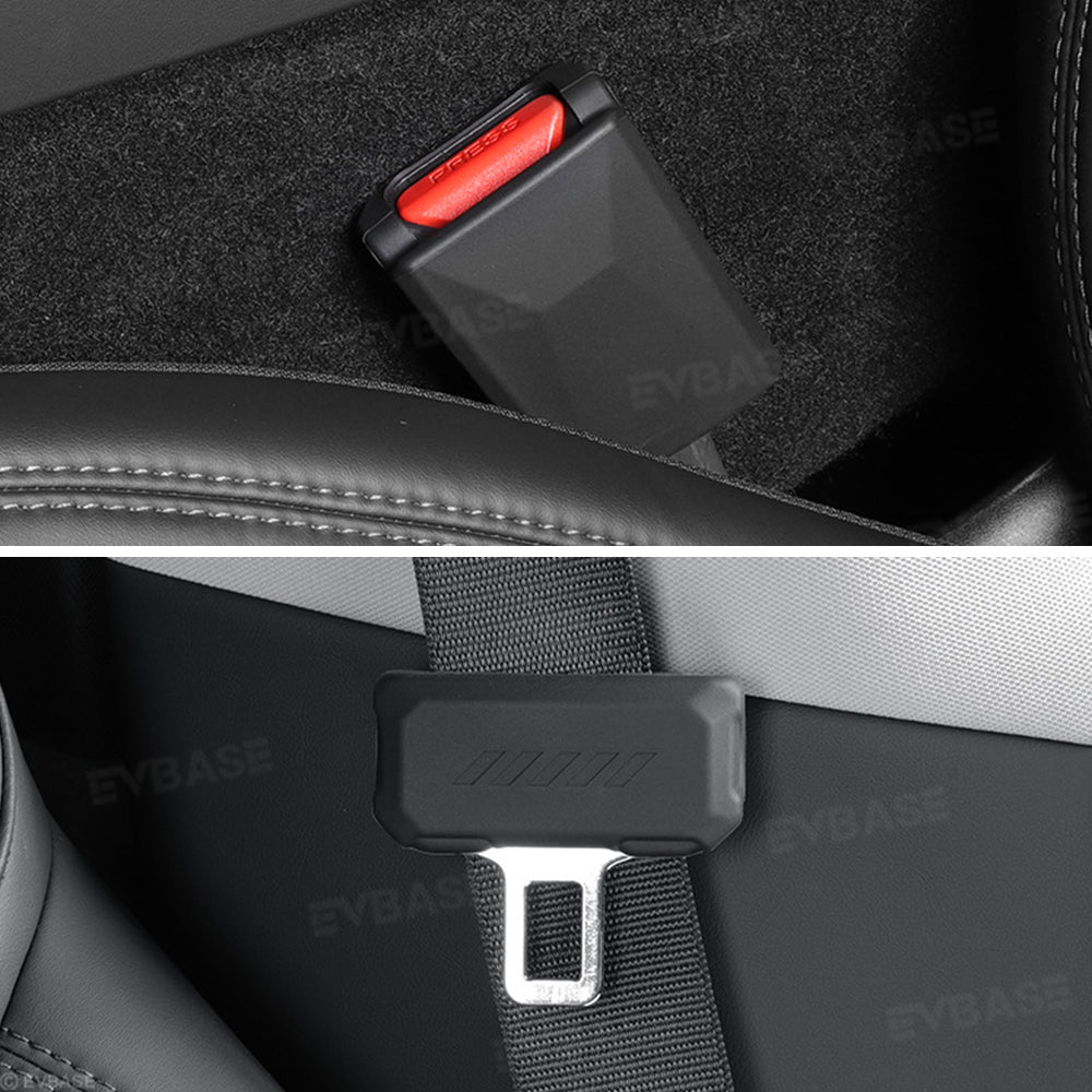 Model Y Juniper Silicone Seat Belt Buckle Cover Buckle Protector Set Inspired by Cybertruck
