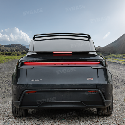 Model Y Juniper Spoiler Wing ABS Trunk Spoiler High Performance Style Rear Trunk Lip with Middle Brake Light