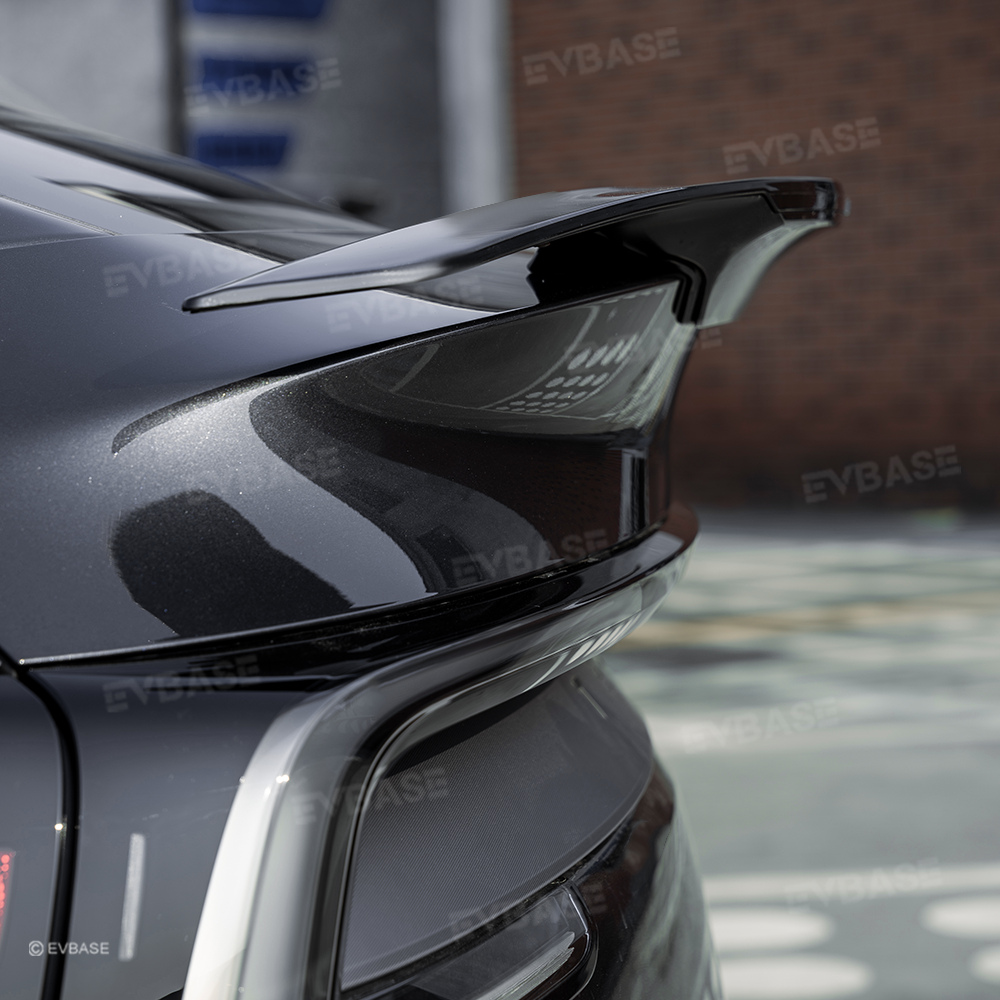 Model Y Juniper Spoiler Wing ABS Trunk Spoiler High Performance Style Rear Trunk Lip with Middle Brake Light