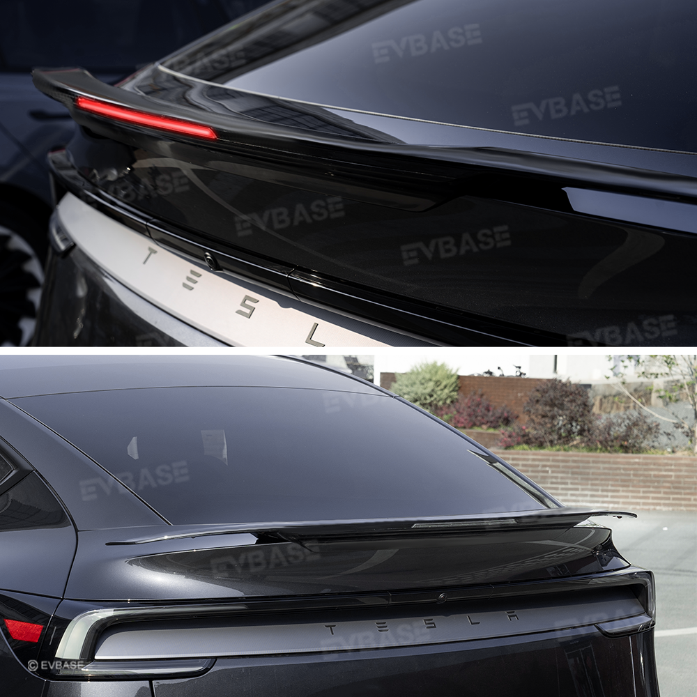 Model Y Juniper Spoiler Wing ABS Trunk Spoiler High Performance Style Rear Trunk Lip with Middle Brake Light