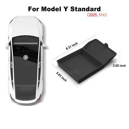 Model Y Juniper Standard Lower Armrest Organizer Silicone Storage Insert Tray
